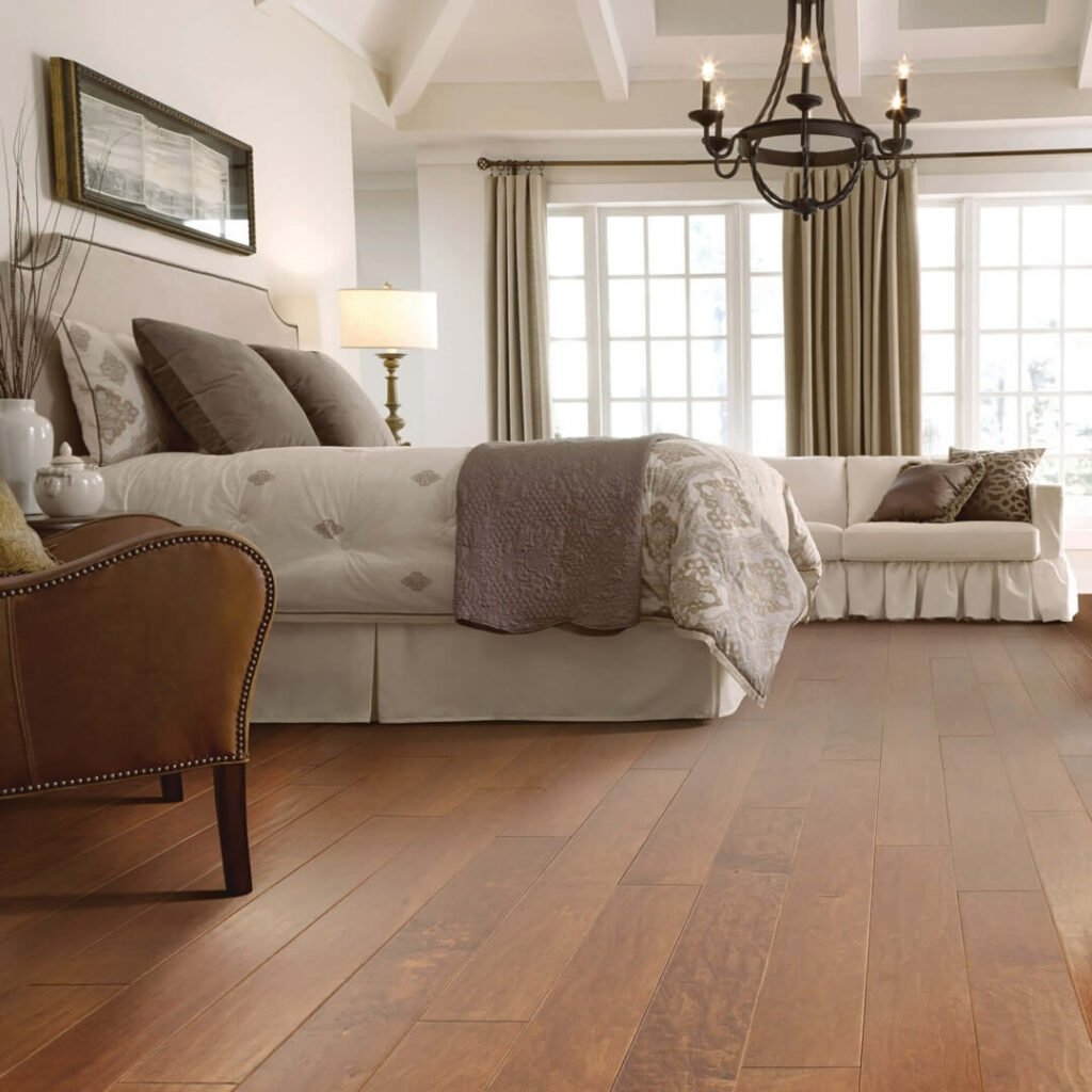Bedroom hardwood | J Lane Flooring & Design, Inc.